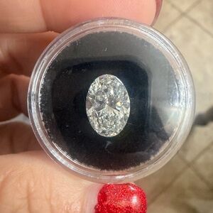 3.02 Carat Oval Cut lab Diamond